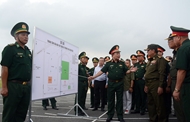 Defense leader inspects preparations for Vietnam–Cambodia Border Defense Friendship Exchange